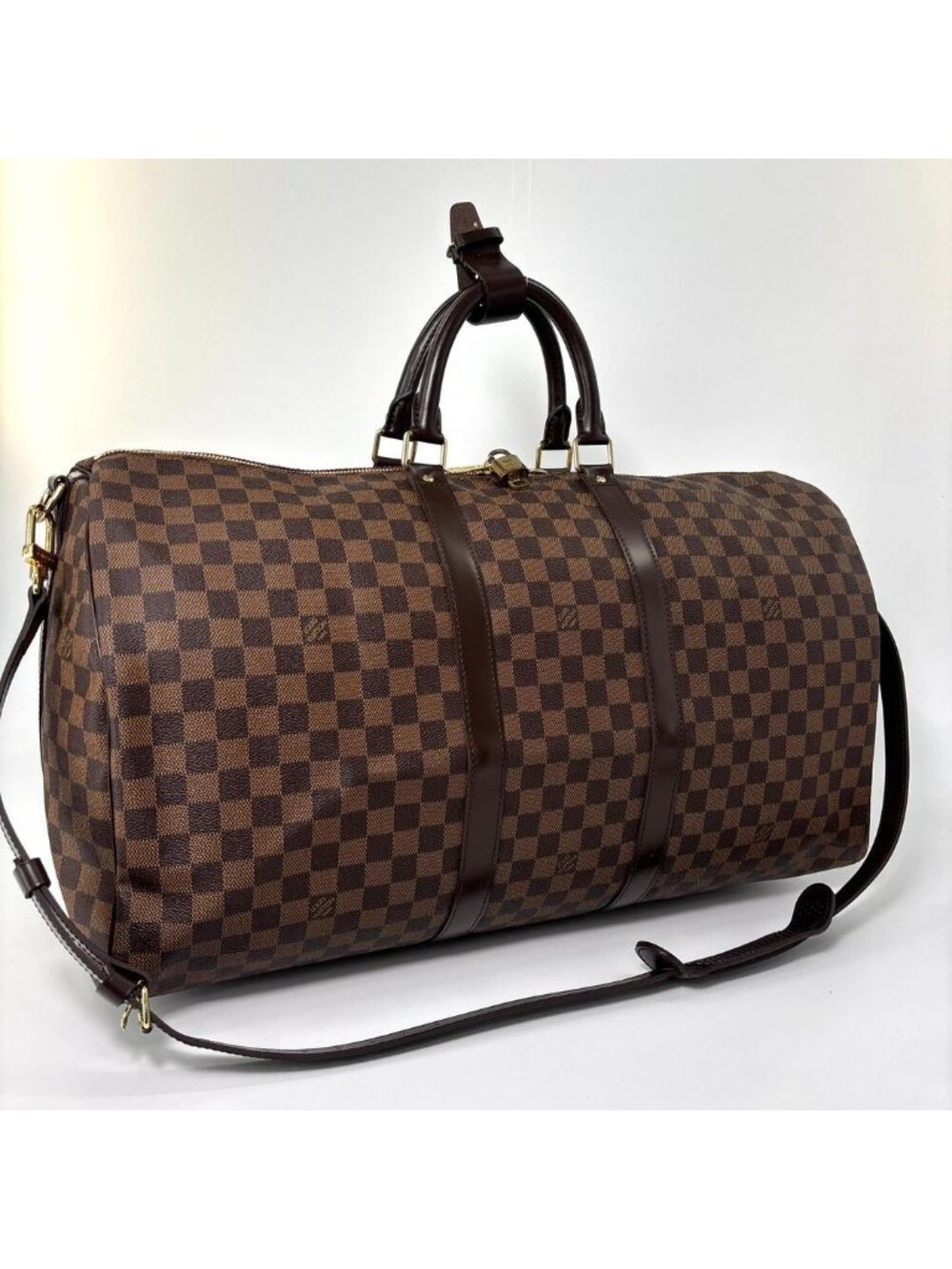 Louis Vuitton Damier Keepall Bandouliere 55 Boston Bag - Picture 3 of 14